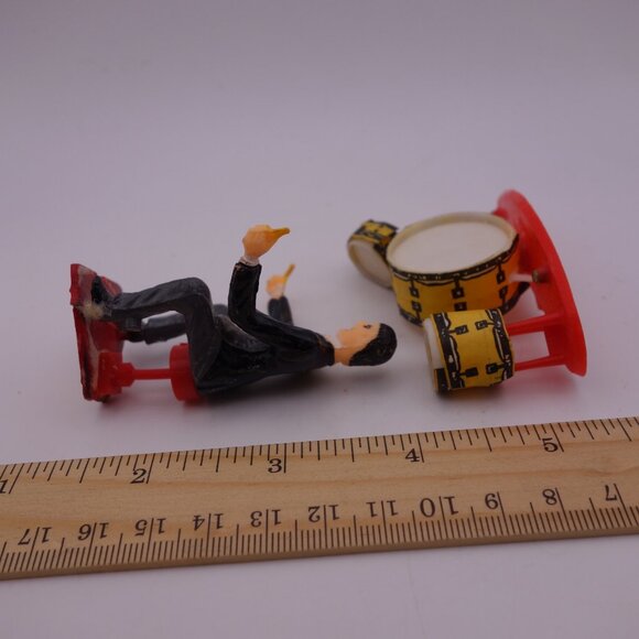 Vintage Beatles Ed Sullivan Show Plastic Cake Toppers - Picture 5 of 16